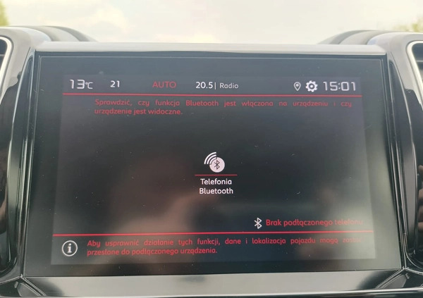 Citroen C5 Aircross cena 74899 przebieg: 100350, rok produkcji 2019 z Warszawa małe 466